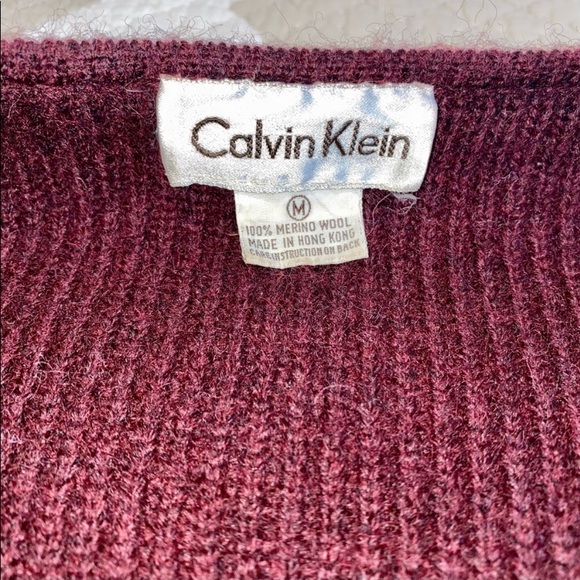 Calvin Klein 100% Merino Wool Cardigan - Picture 7 of 8